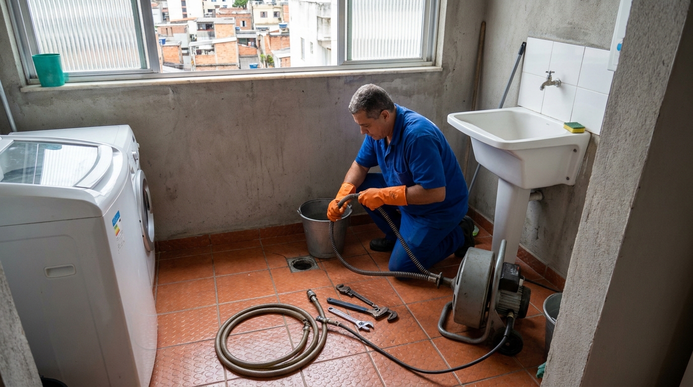 Higienização de ralos em Belo Horizonte-MG