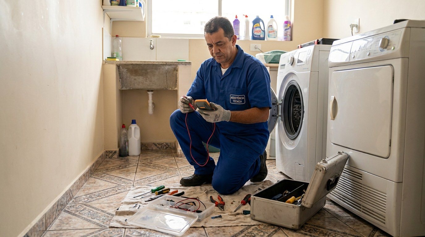 Instalação de máquina de lavar em Belo Horizonte-MG