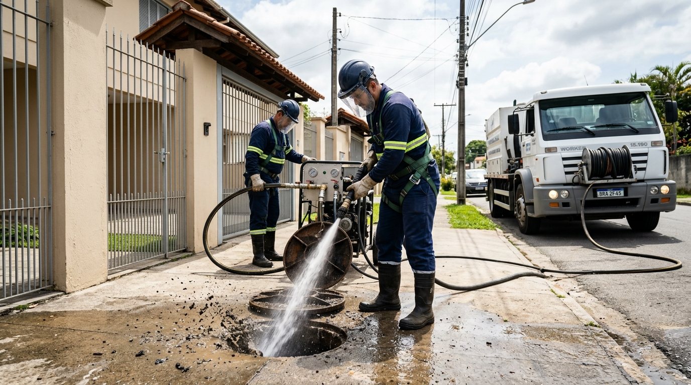 Jateamento hidráulico em Belo Horizonte-MG