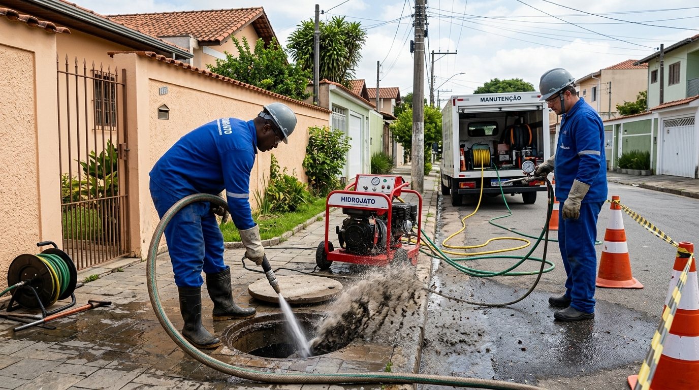 Limpeza de tubulação em Belo Horizonte-MG