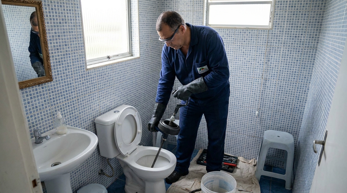 Manutenção preventiva de vaso em Belo Horizonte-MG